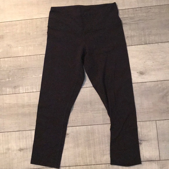 Lululemon Wunder Under Crop Pants Black - Picture 2 of 4